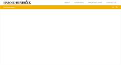 Desktop Screenshot of haroldhendrick.com